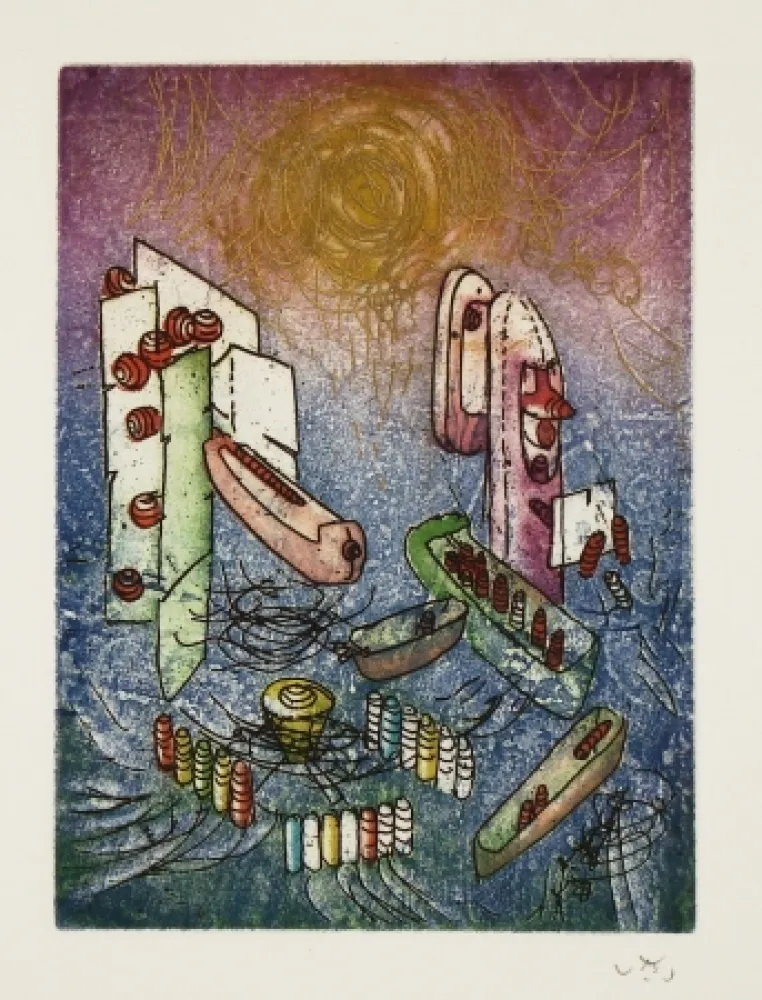 Aguafuerte Y Aguatinta Matta - Titre inconnu