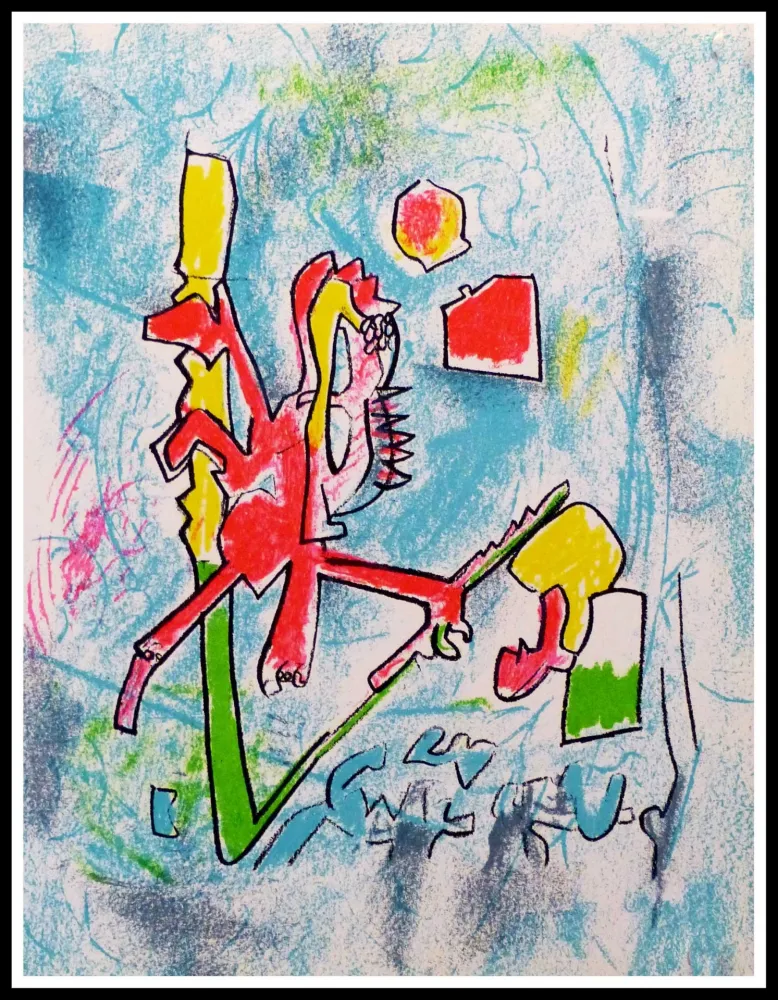 Litografía Matta - TOUT SE TIENT