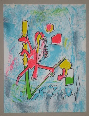 Litografía Matta - T'ou't se tient