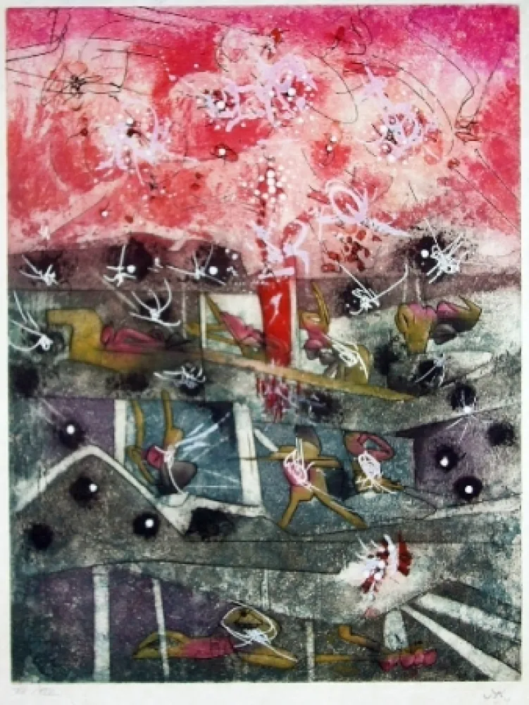 Aguafuerte Y Aguatinta Matta - Tranchêtre