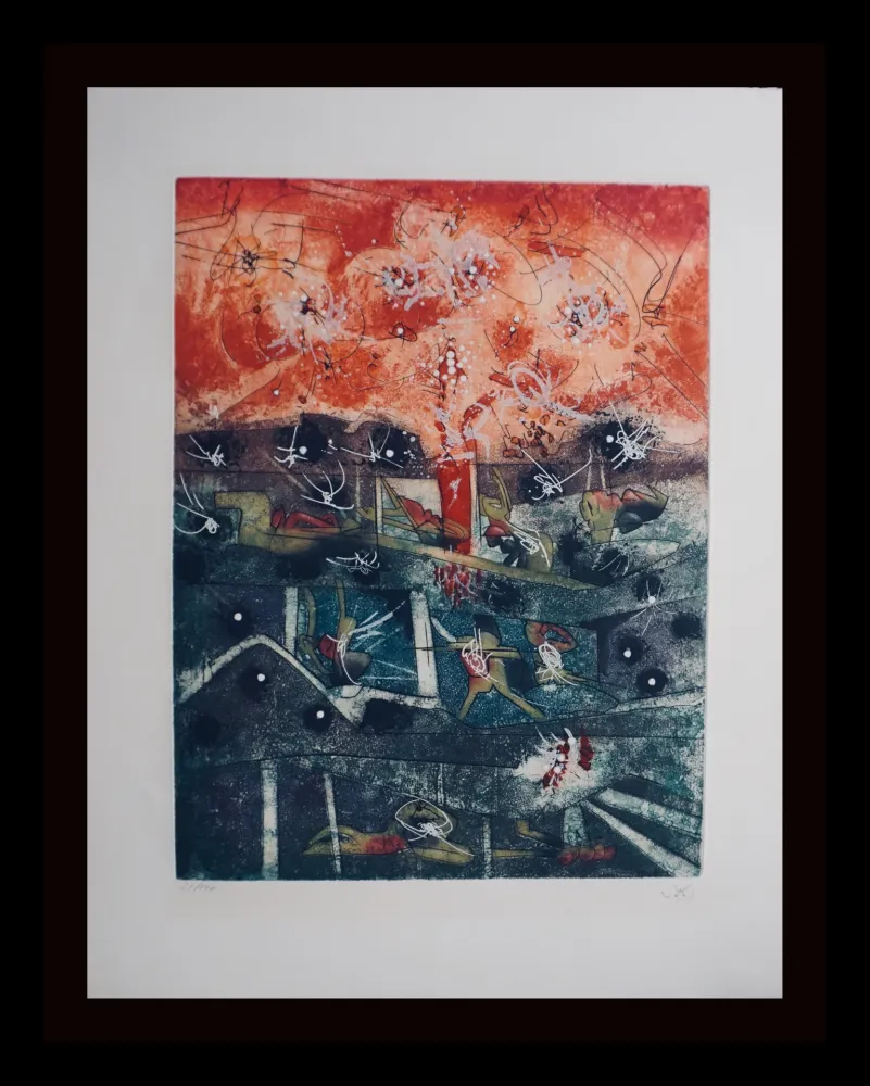 Grabado Matta - Tranchetre