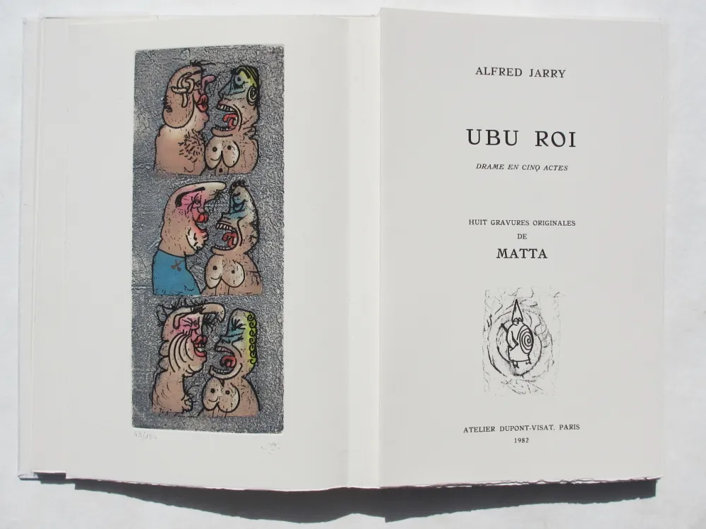 Aguafuerte Y Aguatinta Matta - Ubu Roi. Drame en cinq Actes