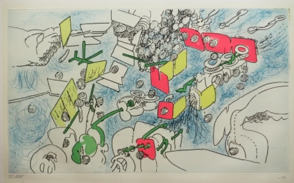 Aguafuerte Y Aguatinta Matta - Un pourquoi final