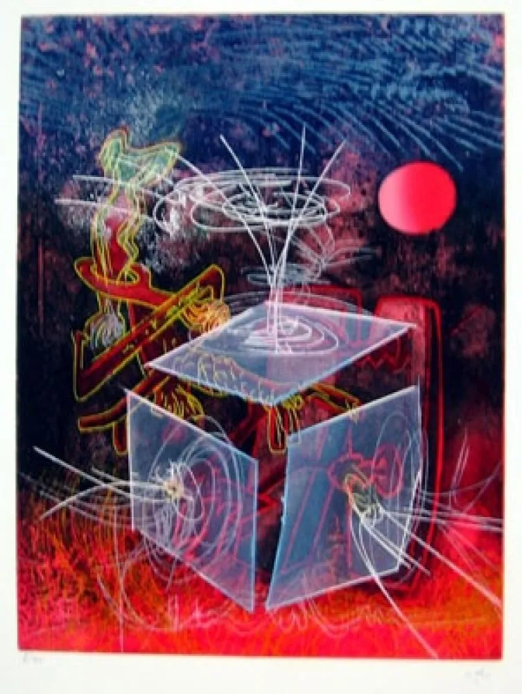 Aguafuerte Matta - UNE SAISON EN ENFER (Carpeta)