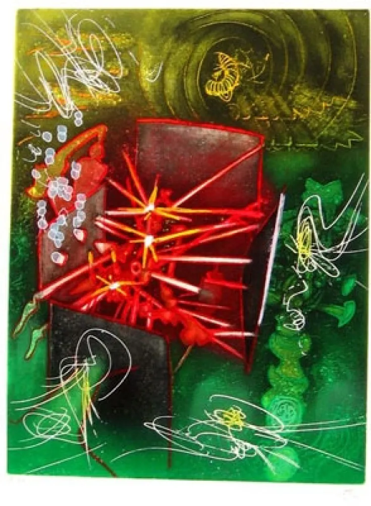 Aguafuerte Matta - UNE SAISON EN ENFER (Carpeta)