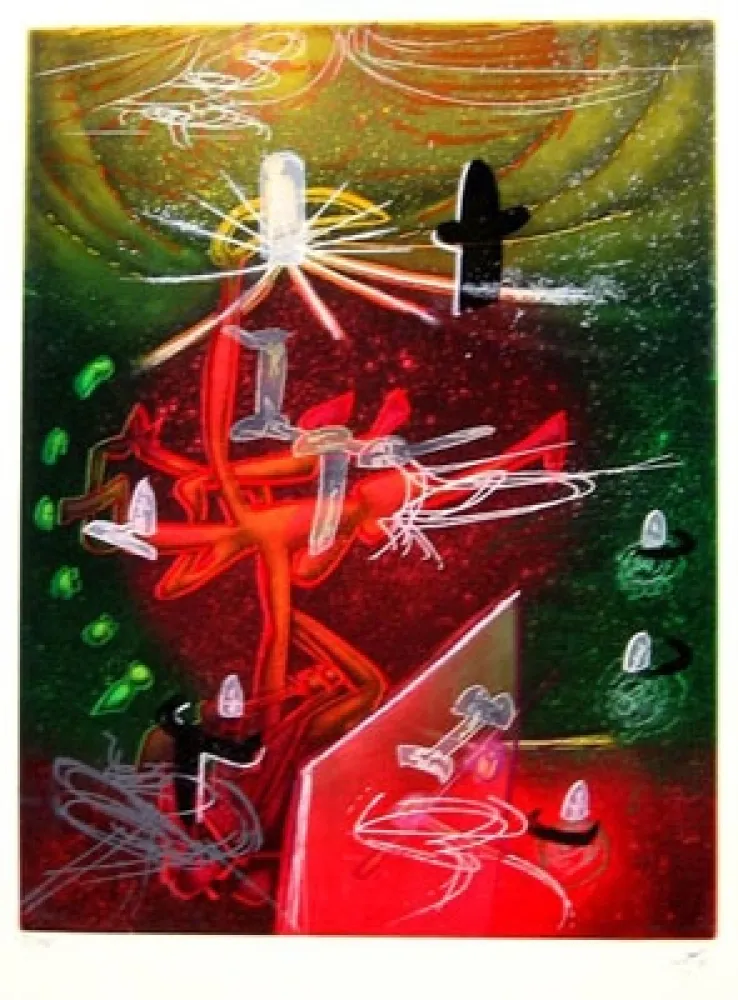 Aguafuerte Matta - UNE SAISON EN ENFER (Carpeta)