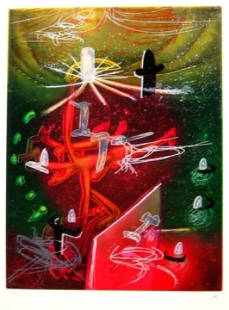 Aguafuerte Matta - UNE SAISON EN ENFER (Carpeta)