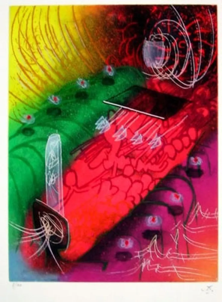 Aguafuerte Matta - UNE SAISON EN ENFER (Carpeta)