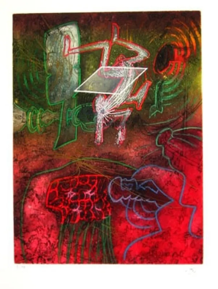 Aguafuerte Matta - UNE SAISON EN ENFER (Carpeta)