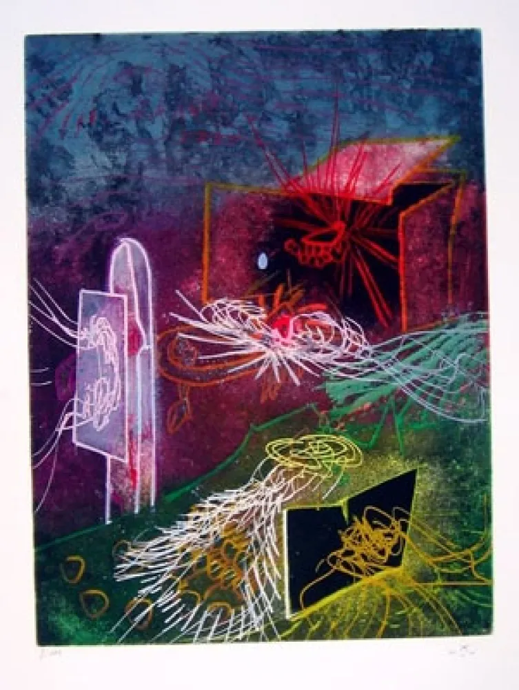 Aguafuerte Matta - UNE SAISON EN ENFER (Carpeta)