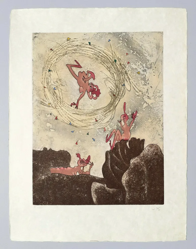 Aguafuerte Y Aguatinta Matta - Va-riante