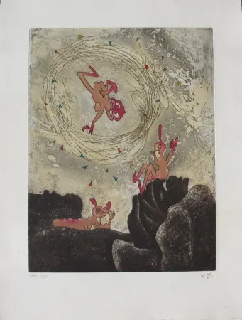 Aguafuerte Y Aguatinta Matta - Va-riante