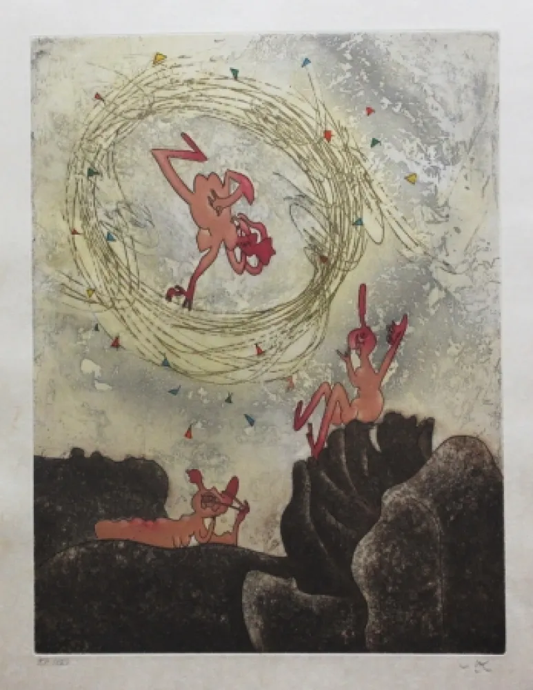 Aguafuerte Y Aguatinta Matta - Va-riante