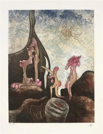 Aguafuerte Y Aguatinta Matta - Vision dechirante