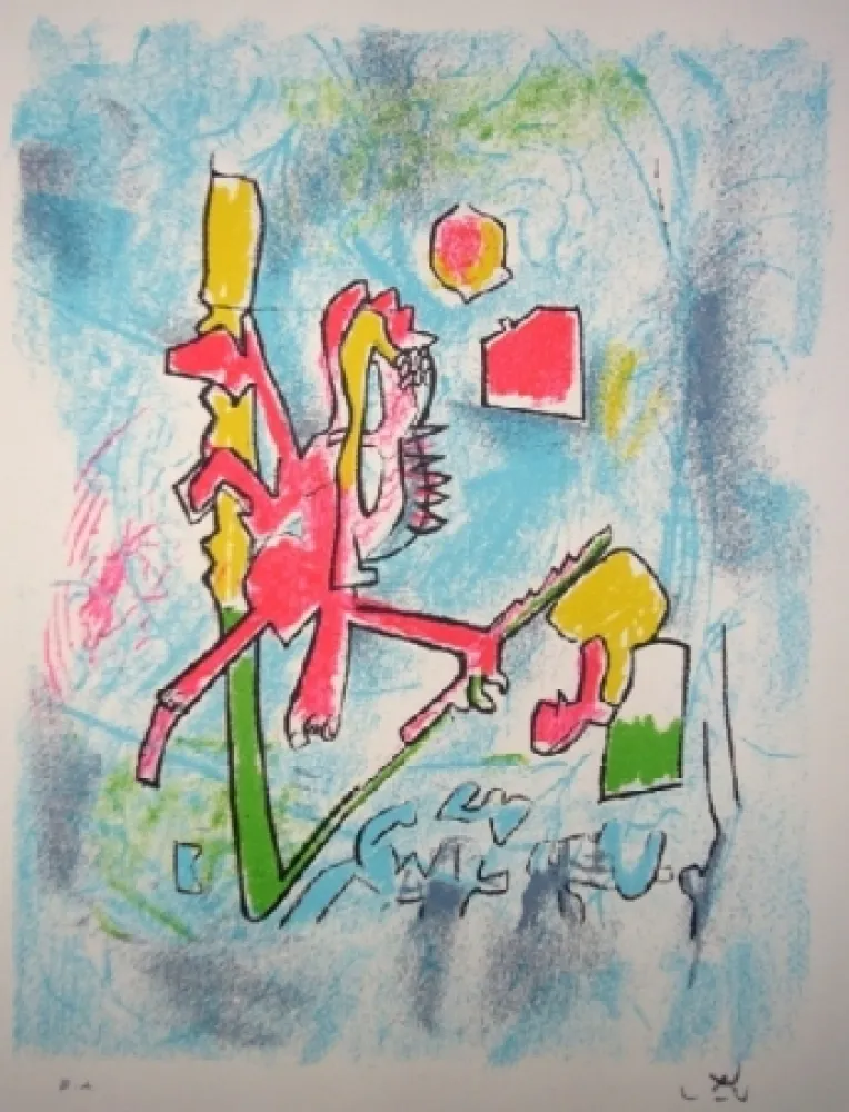 Litografía Matta - XX siècle