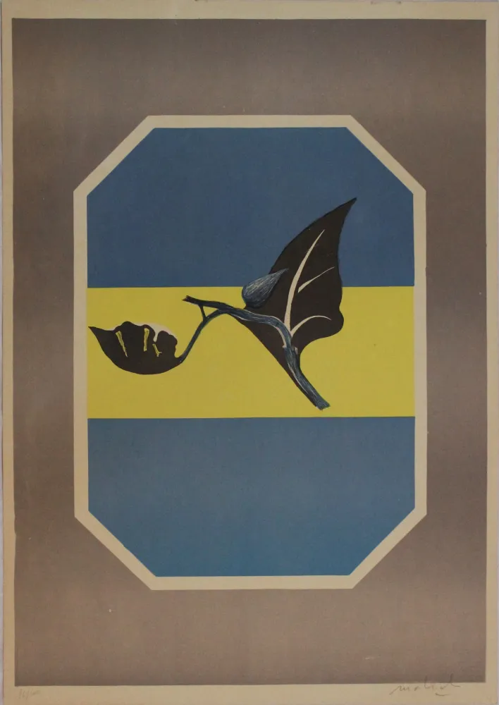 Litografía Mattioli - Composizione in grigio