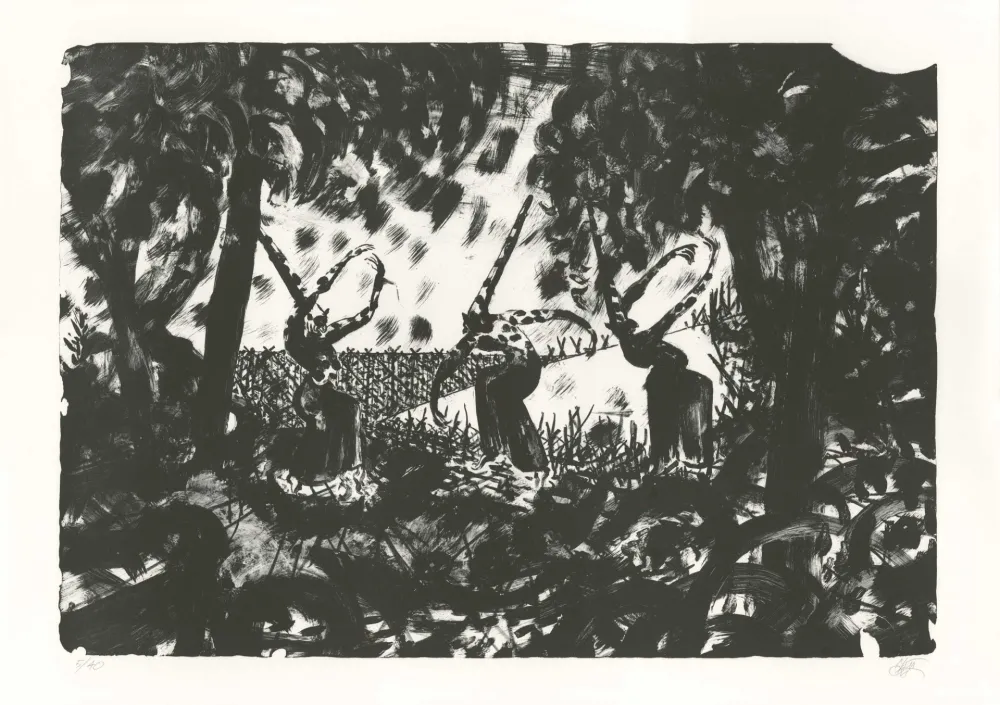 Litografía Mattotti - Tiepolo - La Danse