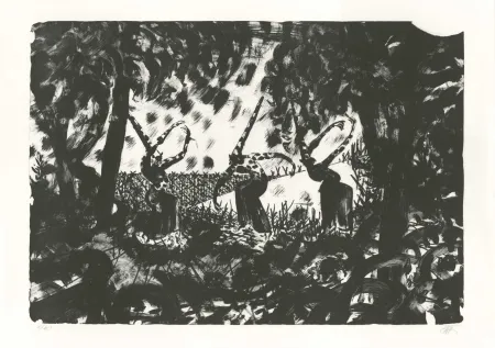 Litografía Mattotti - Tiepolo - La Danse