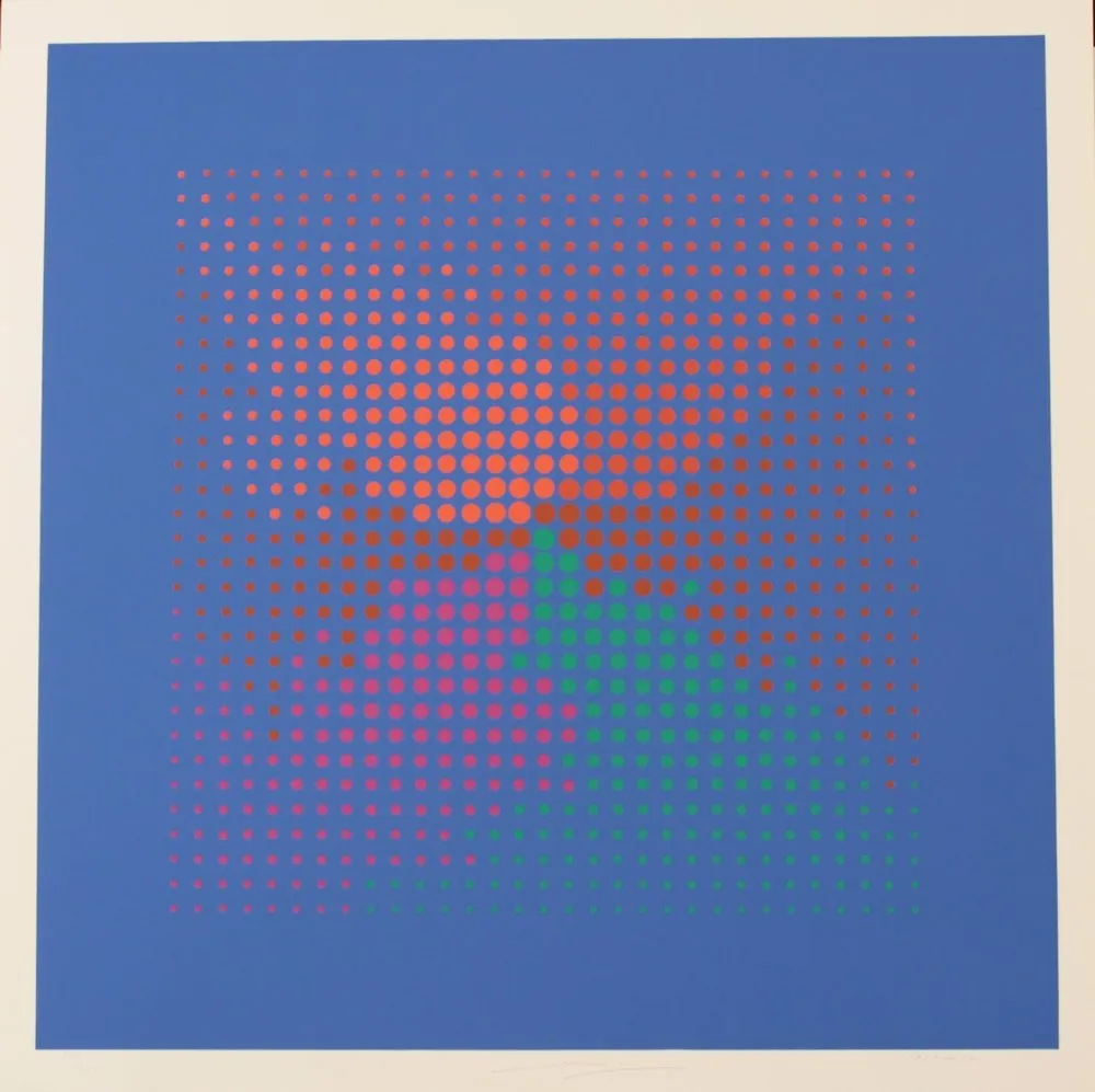 Litografía Mavignier - DEFORMED SQUARE - EXACTA FROM CONSTRUCTIVISM TO SYSTEMATIC ART 1918-1985