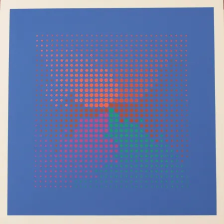 Litografía Mavignier - DEFORMED SQUARE - EXACTA FROM CONSTRUCTIVISM TO SYSTEMATIC ART 1918-1985