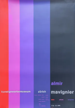 Serigrafía Mavignier - Kunstgewerbemuseum Zürich.