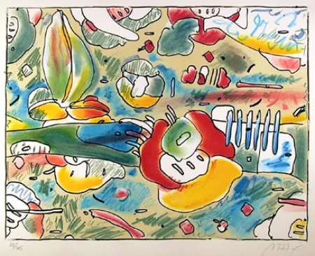 Litografía Max - Flower Abstract