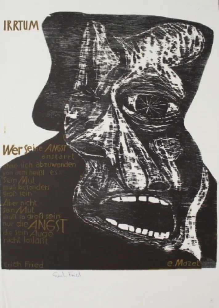 Grabado En Madera Mazet - Irrtum