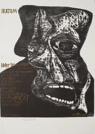 Grabado En Madera Mazet - Irrtum