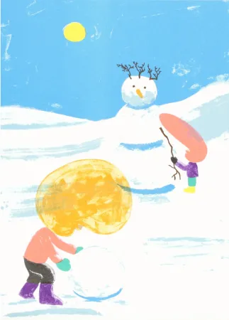 Litografía Mcdonald  - Snowman