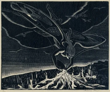 Grabado Mead - The Seventh Angel (Revelations: XVI)