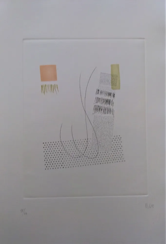 Aguafuerte Y Aguatinta Melotti - Senza titolo