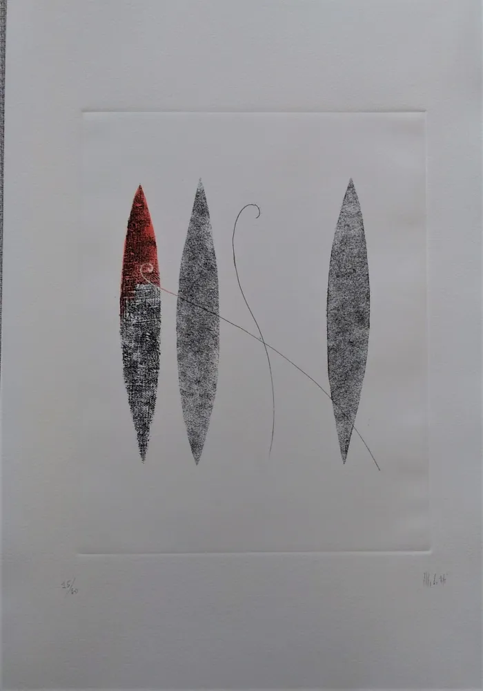 Aguafuerte Y Aguatinta Melotti - Senza titolo