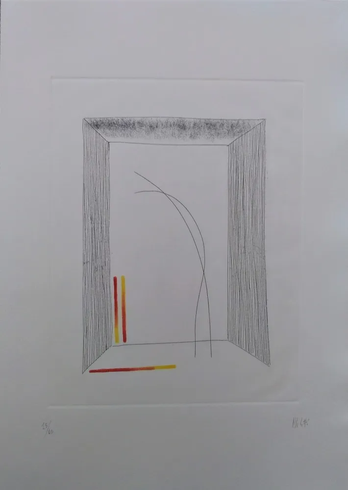 Aguafuerte Y Aguatinta Melotti - Senza titolo