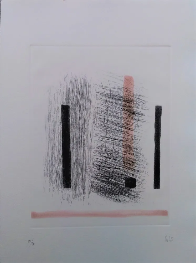 Aguafuerte Y Aguatinta Melotti - Senza titolo