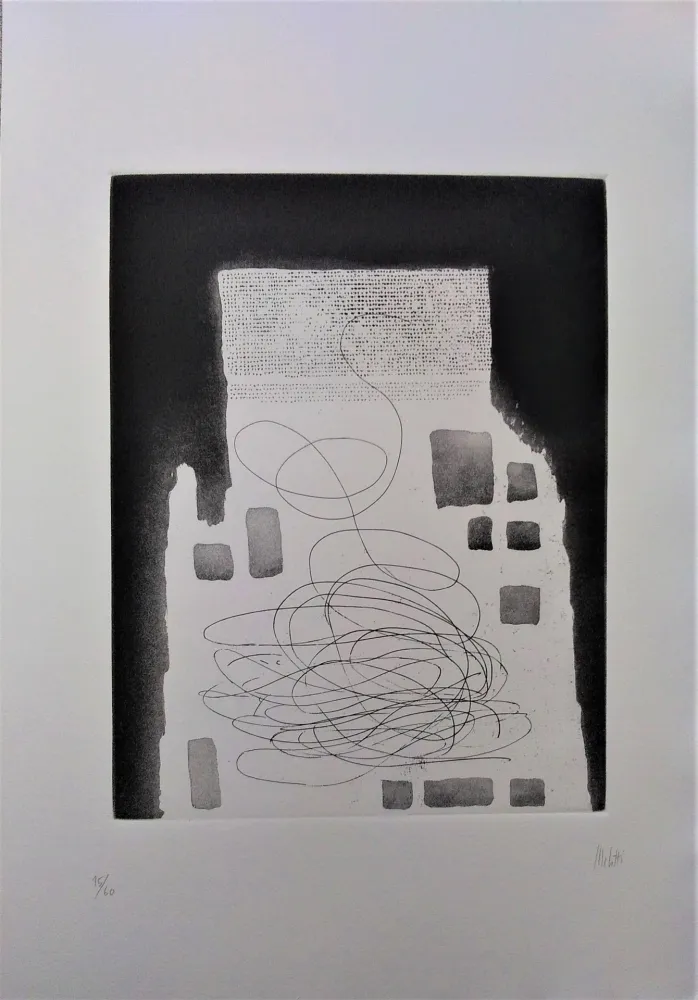 Aguafuerte Y Aguatinta Melotti - Senza titolo