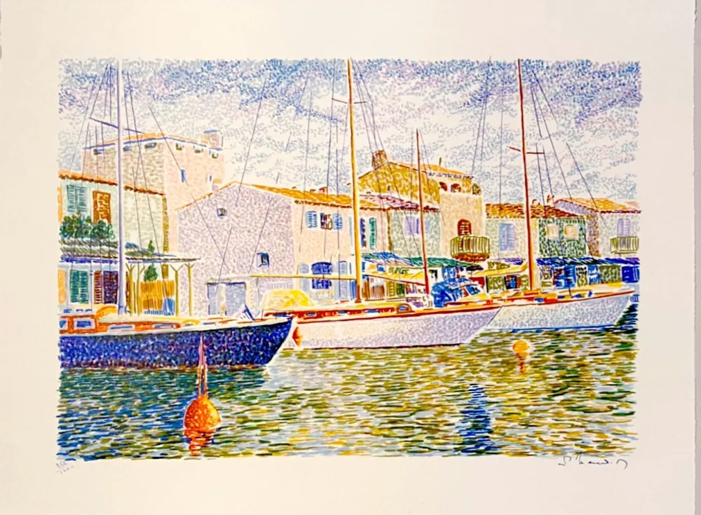 Litografía Mendjisky - Port Grimaud