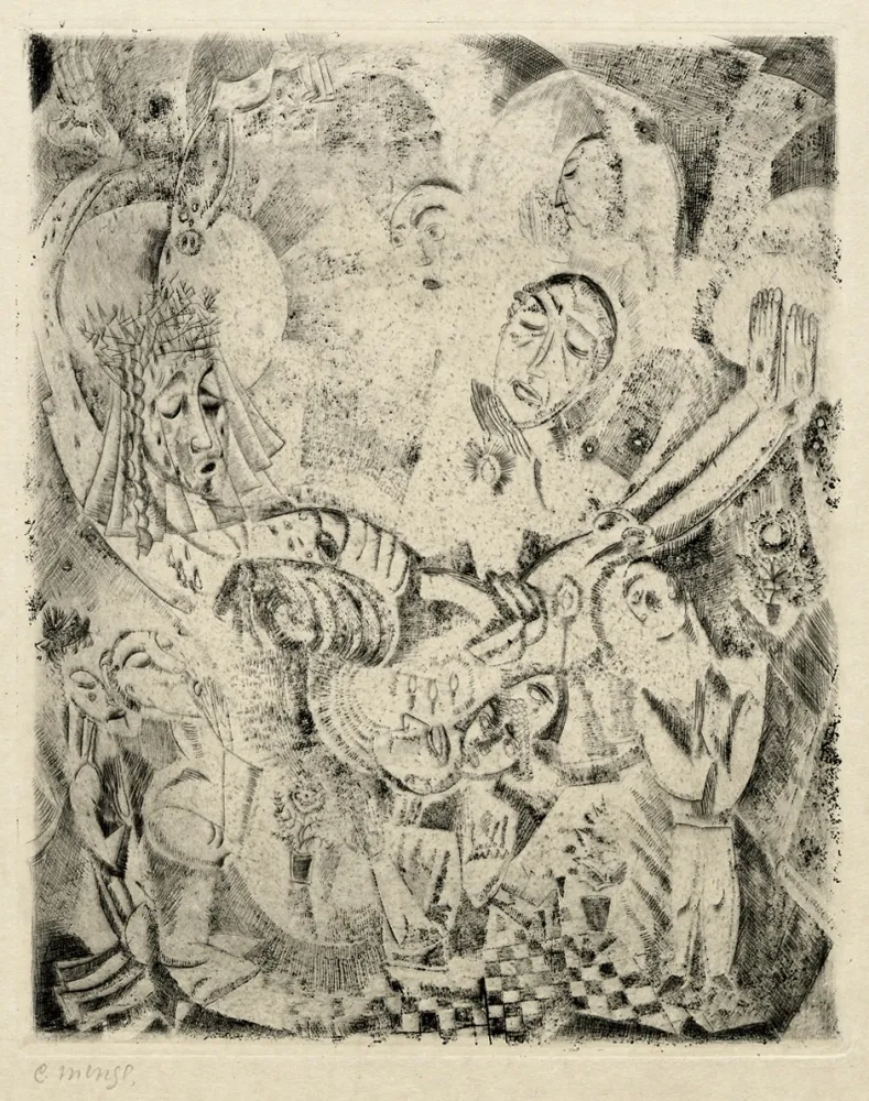 Aguafuerte Mense - Karfreitag