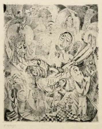 Aguafuerte Mense - Karfreitag