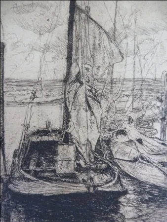 Aguafuerte Mertens - Charles Mertens. Dix eaux-fortes