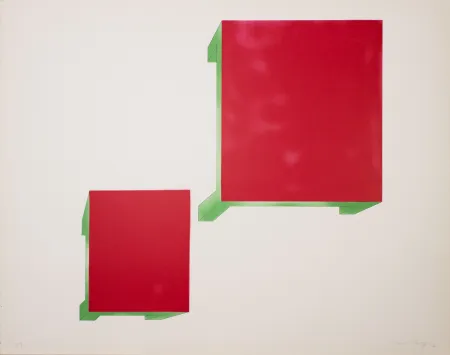 Litografía Merz - Il numero ingrassa (come) frutti d'estate e le foglie abbondanti 1. 1 . 2 . 3 . 5...