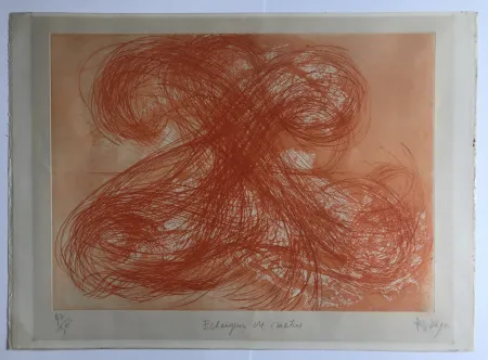 Aguafuerte Messagier - Échangeurs de matins