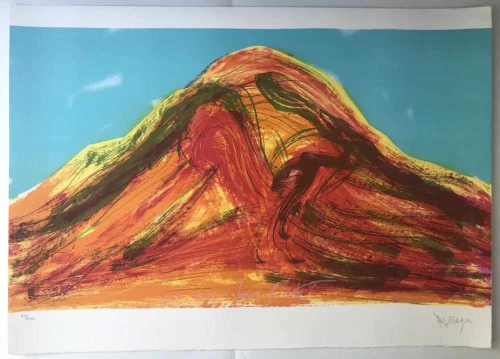 Litografía Messagier - Le nez dans l'été