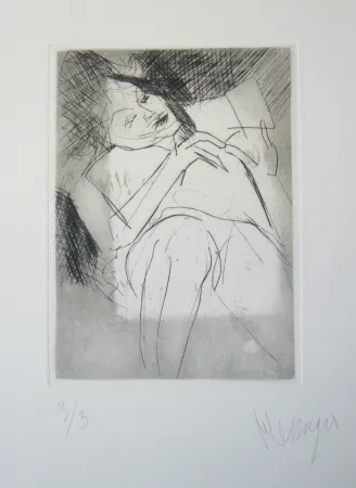 Grabado Messagier - Sans titre