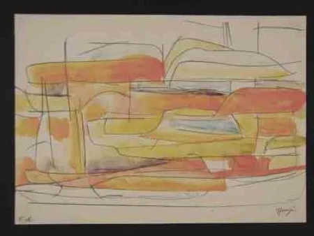 Litografía Messagier - Sans titre