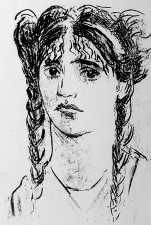 Litografía Messina - Sappho Phaoni