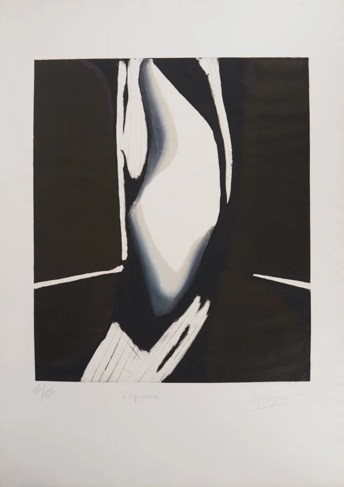 Grabado Meyer - L'équilibre