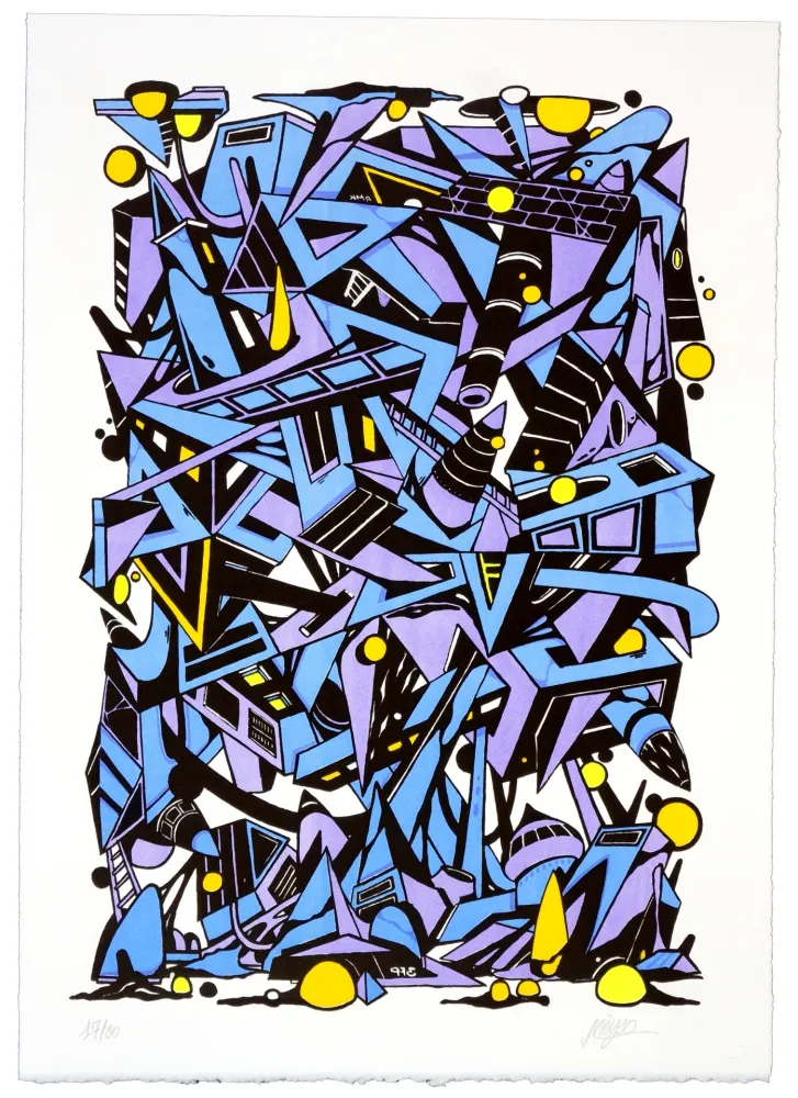 Litografía Meyso - Sans titre