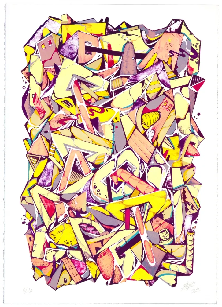 Litografía Meyso - Sans titre