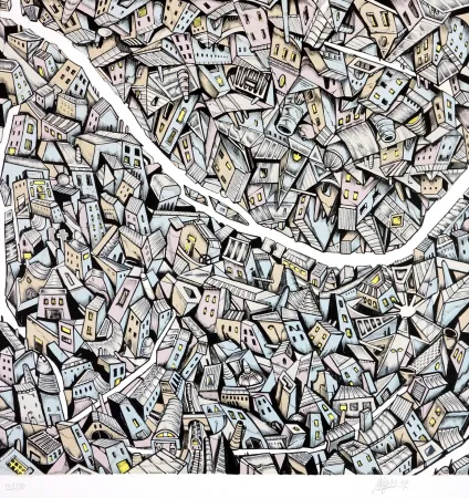 Litografía Meyso - Sans titre