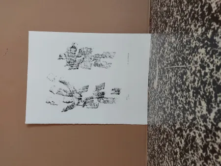 Litografía Michaux - Composition 